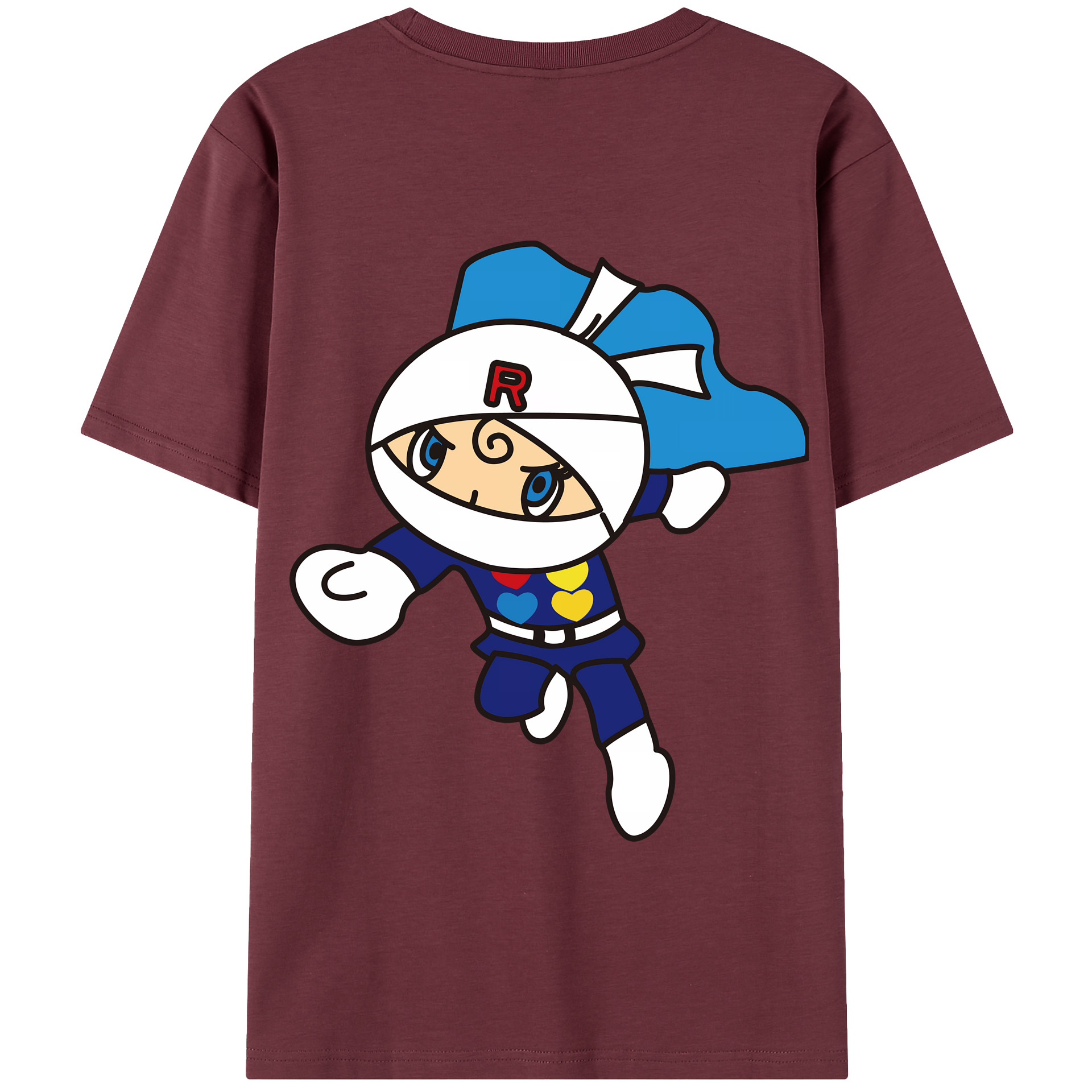 （画像用） アンパンマン Anpanman 綿100％半袖Tシャツ（背面プリント）